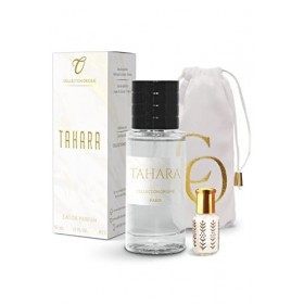 TAHARA - Eau de Parfum - Collection Originale - 50 ml + Musc Intime de Poche et Pochette Velours OFFERTS - Haut de Gamme - Mu