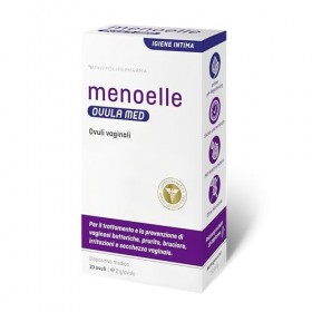menoelle® OVULA med - Vaginalzäpfchen. Bei bakterieller Vaginose, Scheidenpilz u. Scheidentrockenheit. Mit Milchsäure und Hya