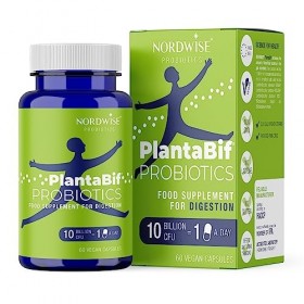 NORDWISE Probiotiques Flore Intestinale - Souches Microbiotiques Testées et Brevetées pour un Confort Digestif Complet - Form