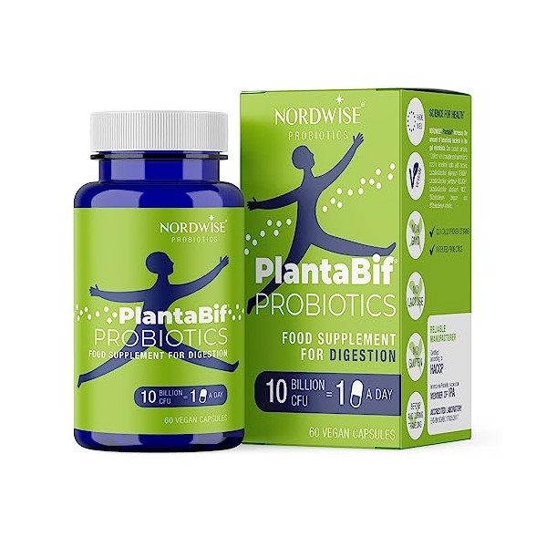 NORDWISE Probiotiques Flore Intestinale - Souches Microbiotiques Testées et Brevetées pour un Confort Digestif Complet - Form