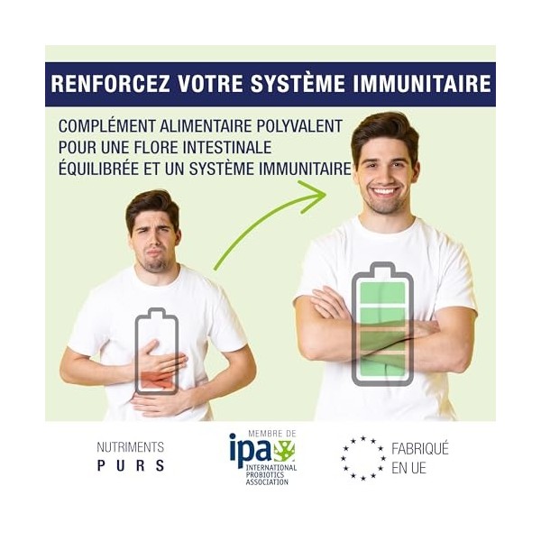 NORDWISE Probiotiques Flore Intestinale - Souches Microbiotiques Testées et Brevetées pour un Confort Digestif Complet - Form