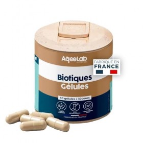 ProBiotiques • Qualité garantie, souche objectivée : HU58® • 30 végécaps • 1 mois • Digestion & Immunité • Testés en labo ind