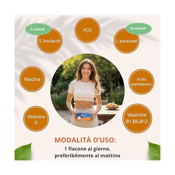 FLOLAT 12 FLACONS CONTIENT DES FERMENTS LATTIQUES DONT 2 MLD SACCAROMICES BOULARDII ET L.PARACASEI, CONCENTRATION 12 MILLIARD