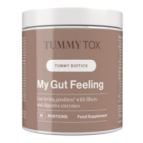 Probiotiques pour la santé intestinale - Psyllium, Fibres dAcacia, Guarana, Vitamine C - 30 portions, 210 g - My Gut Feeling
