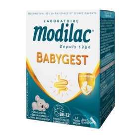 Modilac - Babygest, Complément Alimentaire pour Bébé - Compatible Lait Infantile et Lait Maternel - Probiotique et Lactoferri