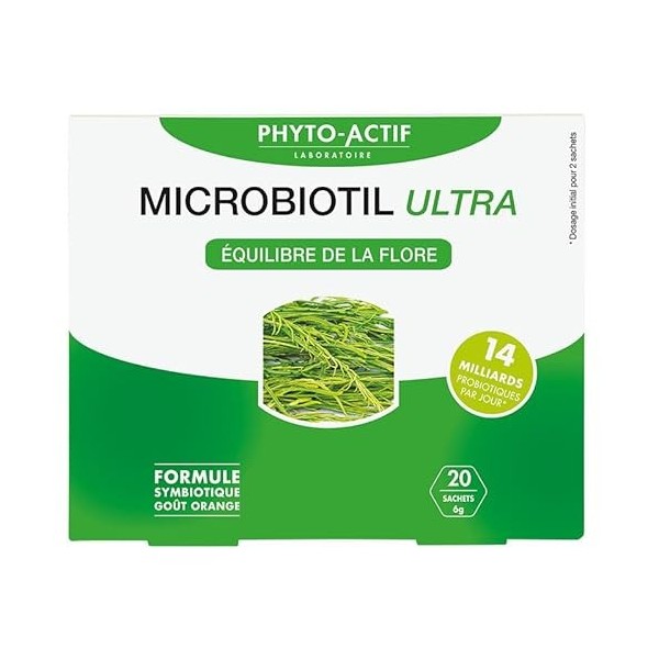 Phyto-Actif | Microbiotil Ultra | Ferments lactiques – Immunité & Équilibre digestif | Cure 10 jours | Bio & Vegan | Fabriqué