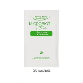 Phyto-Actif | Microbiotil Ultra | Ferments lactiques – Immunité & Équilibre digestif | Cure 10 jours | Bio & Vegan | Fabriqué