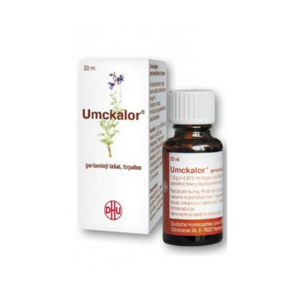 UMCKALOR ® Gouttes orales - Premier of all in cold ! Infections virales respiratoires