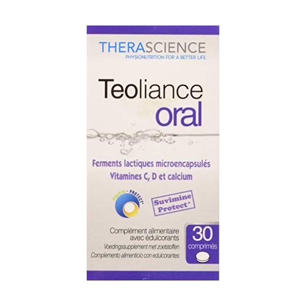 THERASCIENCE TEOLIANCE ORAL 30comp. – préparation en comprimés pour une prise régulière, boîte de 30 comprimés, convient à ce
