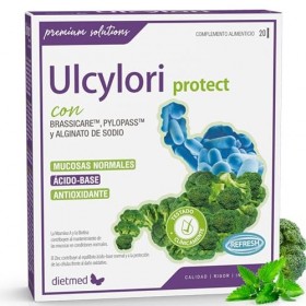 DIETMED ULCYLORI PROTECT 20sticks – complément alimentaire en sachets à diluer, étui de 20 sachets-dose, idéal pour ceux qui 