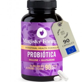 Probiotique Flore Intestinale | Inuline et Glutamine | Système Immunitaire, Colon Irritable | Probiotiques et Prébiotiques In