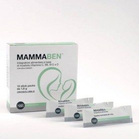 S&R Farmaceutici Mammaben Integratore Alimentare, lot de 15 Bactéries et levures