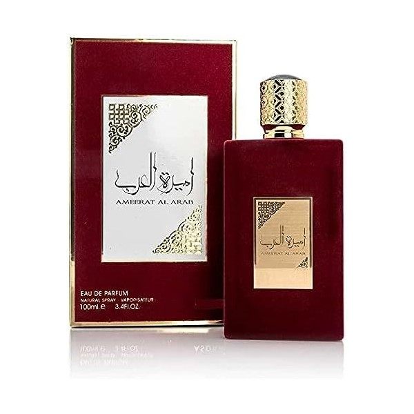 Parfum Ameerat Al Arab Princesse dArabie de Asdaaf Eau de Parfum Femme Oud Oriental Musc Halal 100 ml Notes: Citrons, Fleur,