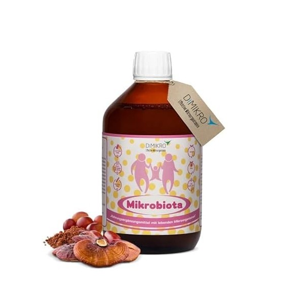 Microbiote - Microorganismes buvables efficaces ! Complément alimentaire avec des micro-organismes vivants - 31 souches bacté