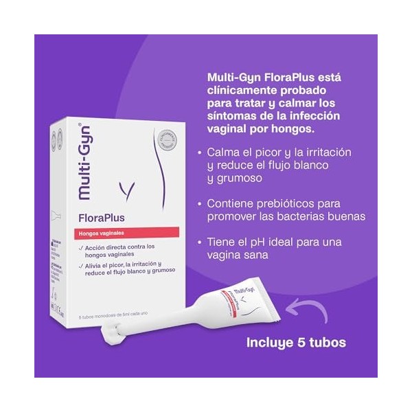 Multi-gyn Floraplus 5 Tubes Monodosis