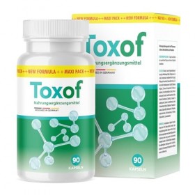 Tox Of gélules | Avec des ingrédients de haute qualité comme le cynorrhodon ou lencens| 90 gélules par boîte | 1x
