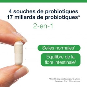 Metagenics UltraFlora Duo - Probiotiques et Vitamine D - Double Action - Soutient les Selles Normales - Équilibre de la Flore