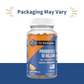 Garden of Life Dr. Formulated Probiotics 10 Billion, Orange Dream - 60 gummies Bactéries et levures