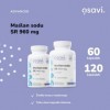 Osavi Butyrate de sodium SR, 960mg - 120 Capsules Vegan | Butyran de sodium microencapsulé | Haute teneur en acide butyrique 