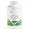 Charbon Actif Végétal de Coco 2000 mg - Portion quotidienne | Sans remplissage/agents de remplissage | 180 gélules | Noix de 