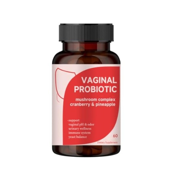 Probiotiques vaginaux pour femmes, soutient la santé vaginale, 60 unités,1Pcs Bactéries et levures