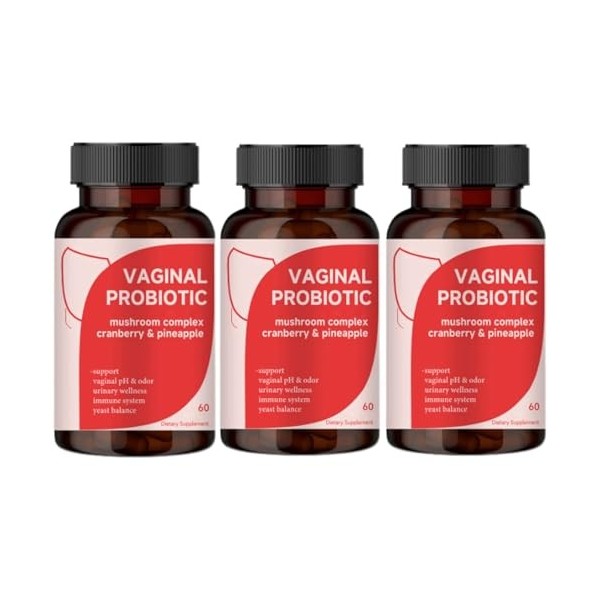 Probiotiques vaginaux pour femmes, soutient la santé vaginale, 60 unités,1Pcs Bactéries et levures
