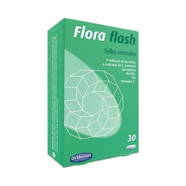 Orthonat Flora Flash Selles Normales 30 Gélules