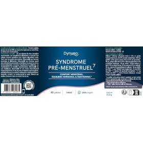 Complexe Syndrome Prémenstruel - 90 Gélules - Apaiser les inconforts liés aux SPM - 7 actifs naturels plantes & vitamines p
