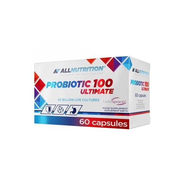 Allnutrition Probiotic 100 Ultimate - 60 caps Bactéries et levures