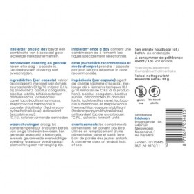 Intoleran Once a Day - 30 gélules | Complément alimentaire probiotique pour lintolérance au lactose | Produit activement le