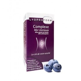 Extrait de myrtille - 25% anthocyanes | Myrtille & probiotiques | Complément alimentaire - Equilibre digestif - Santé oculair