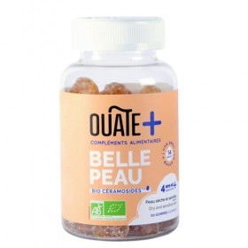 OUATE - Gummies Belle Peau - Compléments Alimentaires pour Enfant - Peau Sensible et sèche - 4 à 11 ans - 60 Gommes 1 mois 