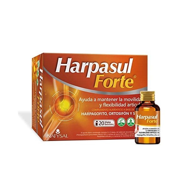 NATYSAL HARPASUL forte 20monodosis – produit spécialisé pour un usage quotidien, s’intègre facilement dans une routine de tou