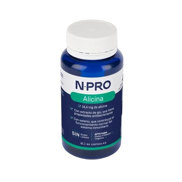NPRO ALICINA 90vcap. – complément complet proposé en gélules pratiques, à prendre régulièrement selon la dose conseillée et a