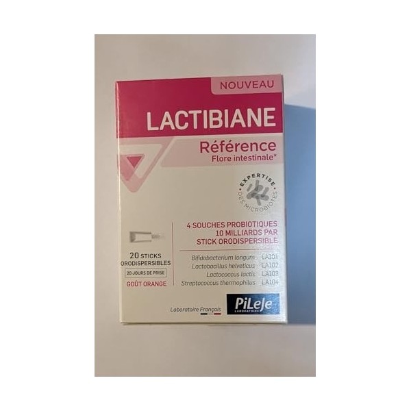 Lactibiane Reference, 20 Sticks Bactéries et levures