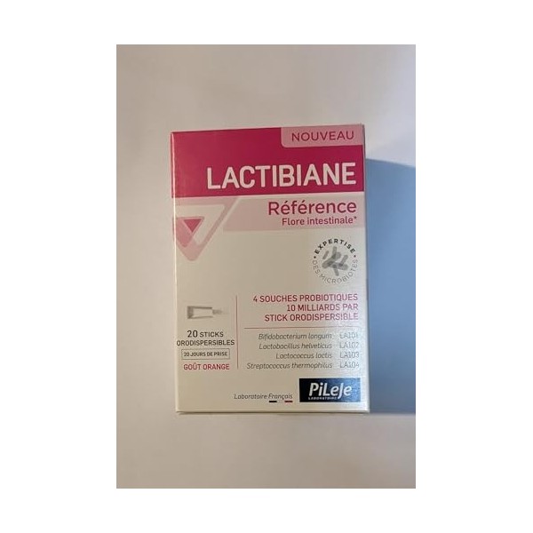 Lactibiane Reference, 20 Sticks Bactéries et levures