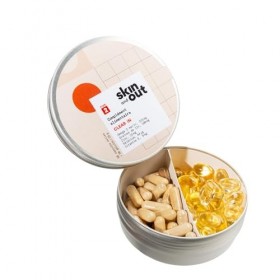 Skin & Out - Complément Alimentaire Stop-Boutons - Soulage linflammation de la peau - Cure 1 mois - Acné hormonale - Régulat