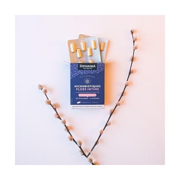 Philaromal Flore Intime - Complément alimentaire probiotique pour la flore intime - 20 gélules