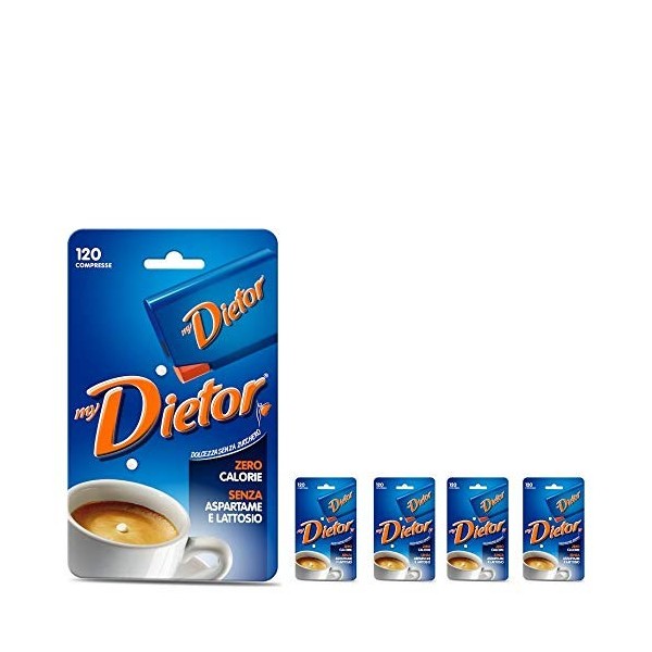 My Dietor Dolcificante Naturale 5 Confezioni da 120 Compresse