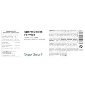 SporesBiotics Formula - Probiotique Flore Intestinale - 3 Souches à Spores : Bacillus Subtilis, Coagulans, Clausii - 10 Milli