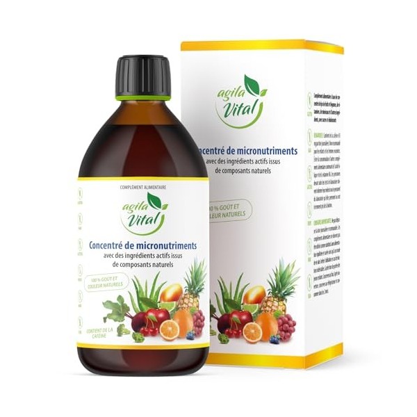 Agila Vital | Pour les personnes soucieuses de leur santé | Facile à utiliser | 500ml