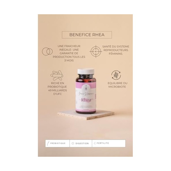 Rhéa - Complément alimentaire pour une flore microbienne équilibrée