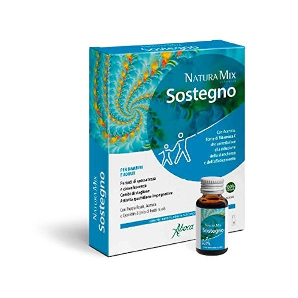 Aboca Natura Mix Advanced Sostegno Integratore Alimentare 10 Flaconcini Da 15 g