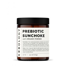 100% Poudre de Topinambour Bio 150 g - Riche en Fibre dInuline Prébiotique - Fabriqué à partir de Tubercules Entiers - Direc