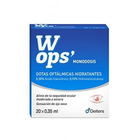 WOPS gotas humectantes 0,3% 20monodosis – se dose précisément selon la quantité recommandée, complément alimentaire sous form
