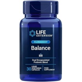 Life Extension - FLORASSIST® Balance 30 Gélules – Bactéries Intestinales Hautement Dosées pour un Soutien Optimal - Végétarie