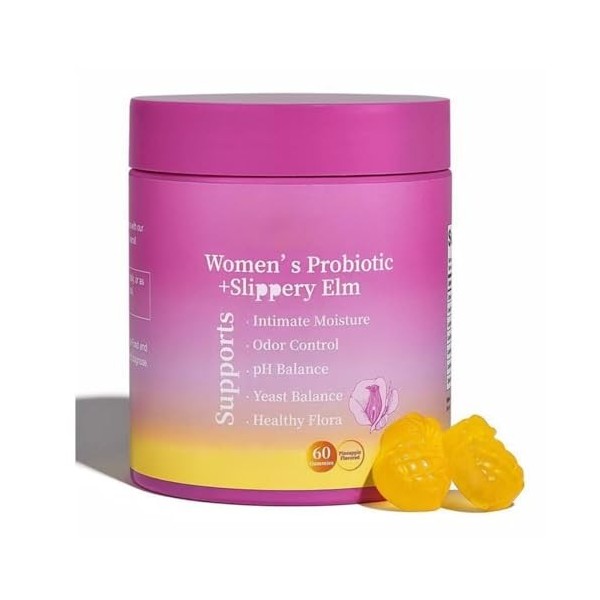 Gummies probiotiques féminines, Gummies dananas conçues pour les femmes