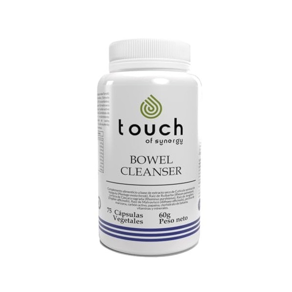 Bowel Cleanser 75 capsules. Contient différents ingrédients pour aider à nettoyer lensemble du système digestif et intestina
