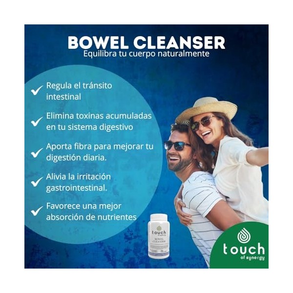 Bowel Cleanser 75 capsules. Contient différents ingrédients pour aider à nettoyer lensemble du système digestif et intestina