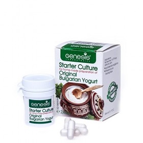 Lot de 3 x Culture Bulgare Starter pour Yogourt Traditionnel - Naturel - 10 capsules pour 20 litres